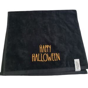 Rae Dunn Artisan Collection 100% Cotton 'Happy Halloween' Hand Towel, 16 x 30